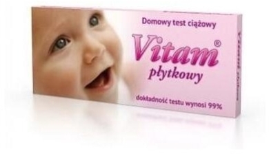 Test ciążowy VITAM płytkowy 1 sztuka