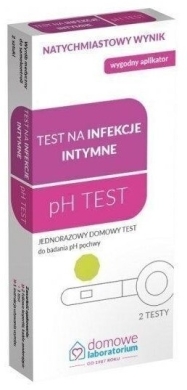 Test na infekcje intymne pH Domowe laboratorium 2 testy
