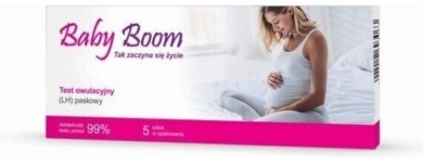Test owulacyjny (LH) BABY BOOM paskowy 5 sztuk