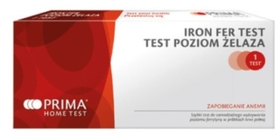 Test poziomu żelaza TEMOFARM 1 sztuka