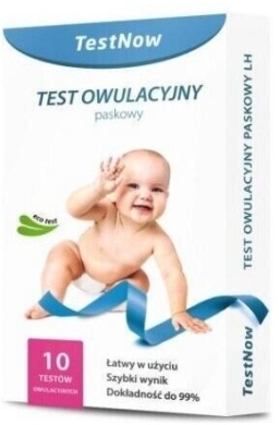 TestNow Test Owulacyjny paskowy 10 sztuk