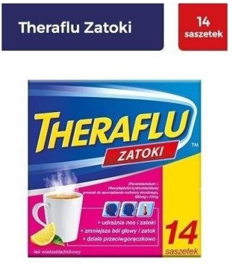 Theraflu Zatoki 14 saszetek