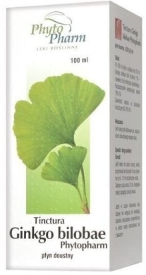 Tinctura Ginkgo Bilobae Phytopharm płyn doustny 100 ml