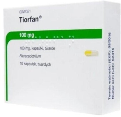 Tiorfan 0,1 g 10 kapsułek twardych