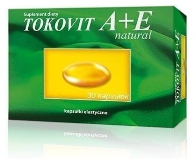 Tokovit A + E natural 30 kapsułek