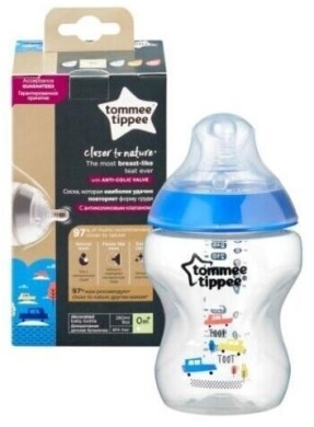 Tommee Tippee CTN Butelka Dekorowana BOY 260 ml