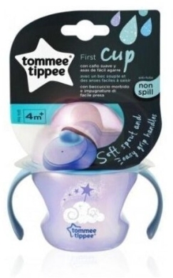 Tommee Tippee Kubek Pierwszy z uchwytami 4m+ FIOLETOWY 150ml
