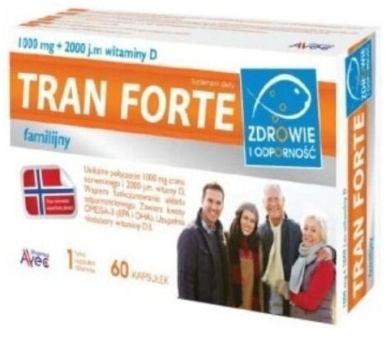 Tran Familijny Forte 60 kapsułek