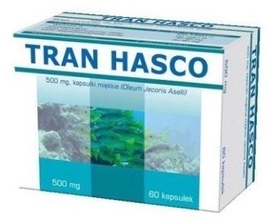 Tran HASCO 500 mg 60 kapsułek