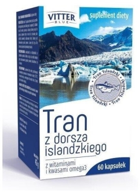 Tran z dorsza islandzkiego 60 kapsułek
