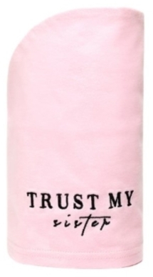 Trust My Sister Bawełniany ręcznik do włosów 1 sztuka