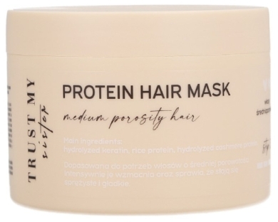 Trust My Sister Maska proteinowa do włosów średnioporowatych 200 ml