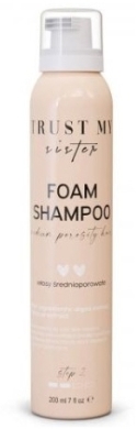 Trust My Sister Szampon do włosów średnioporowatych w piance 200 ml