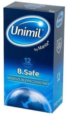 UNIMIL B.SAFE prezerwatywy 12 sztuk