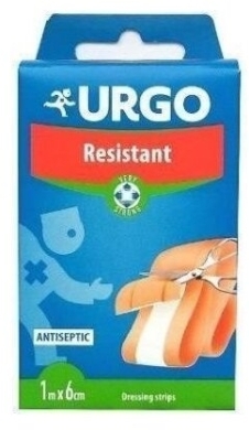 URGO Resistant Wytrzymały plaster z opatrunkiem 1 m x 8 cm