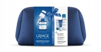 URIAGE Zestaw Anti Age Serum odbudowujące 30ml + Multi-wypełniacz zmarszczek 15ml+ Eau Thermale krem aktywnie nawilżający 15ml + Termalna woda micelarna 50ml