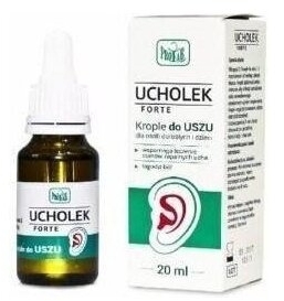 Ucholek forte krople do uszu dla dzieci i dorosłych 20 ml