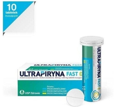 Ultrapiryna FAST C 10 tabletek musujących