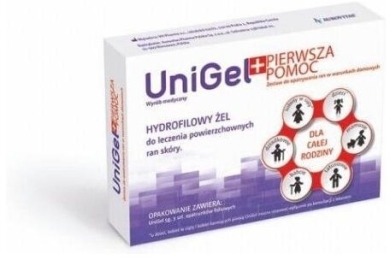 UniGel +Pierwsza Pomoc Zestaw opatrunkowy