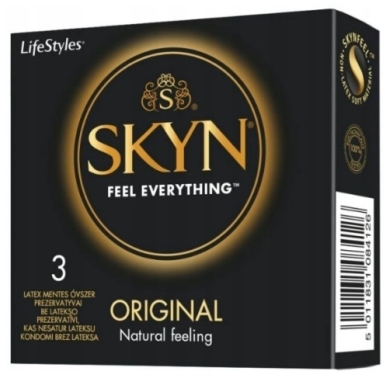 Unimil Skyn Original nielateksowe prezerwatywy 3 sztuki