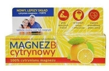 Uniphar Magnez Cytrynowy B Complex 100 tabletek