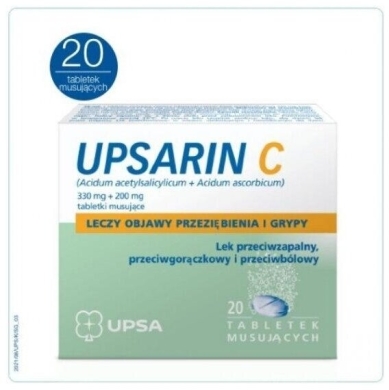 Upsarin C 20 tabletek musujących