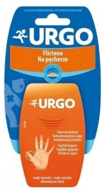 Urgo Plastry na pęcherze mały rozmiar 6 sztuk