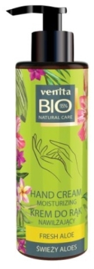 VENITA BIO Krem do rąk nawilżający świeży aloes 100 g