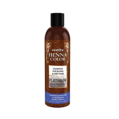 VENITA HENNA CARE Szampon Platinum do włosów blond i siwych 250 ml