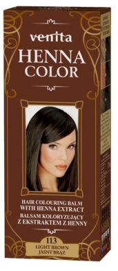 VENITA HENNA COLOR Balsam koloryzujący ziołowy 113 Jasny Brąz 75 ml