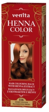 VENITA HENNA COLOR Balsam koloryzujący ziołowy 116 Płomienna Iskra 75 ml