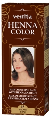 VENITA HENNA COLOR Balsam koloryzujący ziołowy 15 Brąz 75 ml