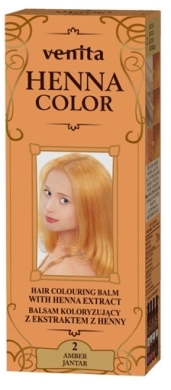 VENITA HENNA COLOR Balsam koloryzujący ziołowy 2 Jantar 75 ml