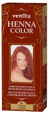 VENITA HENNA COLOR Balsam koloryzujący ziołowy 6 Tycjan 75 ml