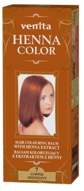 VENITA HENNA COLOR Balsam koloryzujący ziołowy 7 Miedziany 75 ml