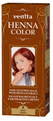 VENITA HENNA COLOR Balsam koloryzujący ziołowy 8 Rubin 75 ml
