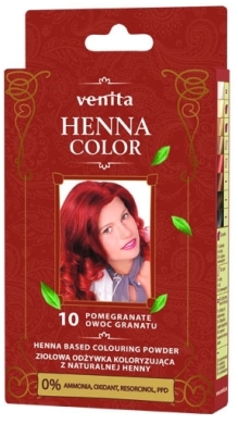 VENITA HENNA COLOR Odżywka ziołowa koloryzująca 10 Owoc Granatu 25 g