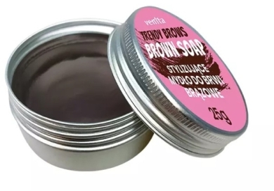 VENITA Trendy Brows Wegańskie Mydło koloryzujące do stylizacji brwi brązowe 25g
