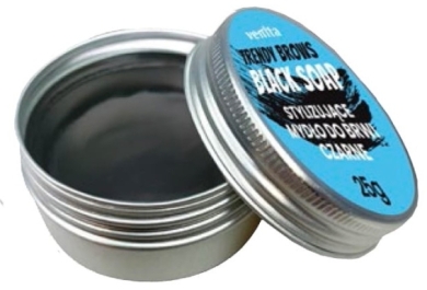 VENITA Trendy Brows Wegańskie  Mydło koloryzujące do stylizacji brwi czarne 25g