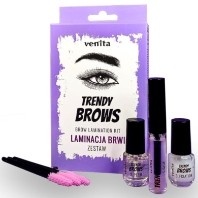 VENITA Trendy Brows Zestaw do laminacji brwi 16 ml