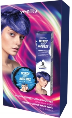 VENITA Zestaw Pianka TR43+Wosk blue