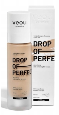 VEOLI DROP OF PERFECTION - Wygładzająco-kryjący krem BB 2.5 N Beige 30ml