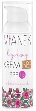 VIANEK Łagodzący Krem BB SPF 15 (ciemny) 50 ml