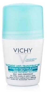 VICHY Antyperspirant w kulce 48H przeciw śladom na ubraniach 50 ml