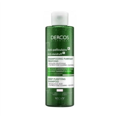 VICHY DERCOS Szampon przeciwłupieżowy K 250 ml