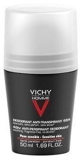 VICHY HOMME DEZODORANT 48H W KULCE 50 ML