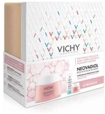 VICHY NEOVADIOL ROSE PLATINIUM na dzień 3 elementy zestaw świąteczny 2021
