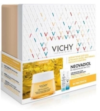 VICHY NEOVADIOL po menopauzie na noc 3 elemnty zestaw świąteczny 2021