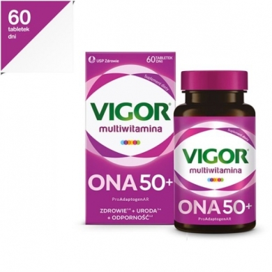 VIGOR ONA 50+ suplement multiwitamina 60 tabletek