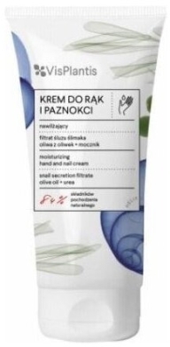 VIS PLANTIS HELIX HAND CARE Nawilżający krem do rąk i paznokci, filtrat śluzu ślimaka, oliwa z oliwek, mocznik 75ml